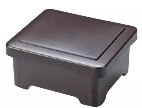 Rice Bowl Container Resin x x J-kitchens Microwave-safe (Polybutylene Terephthalate) 16.6 14.2 7.5cm