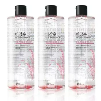Рисовая вода Bright Mild Cleansing Water, 500 мл, 3 шт.