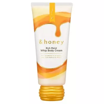 Rich Moist Whipped Body Cream 180g Honey &honey (Super Moisturizing) [Osmanthus Scent]