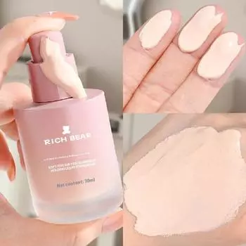 RichBear Soft Mist Дружелюбная к коже основа Увлажняющий стойкий консилер Нелипкая пудра Воздухопроницаемая основа Основа под макияж 30ml