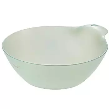 Richell 110155 Karari Bath Bowl, Milky Green, Made in Japan