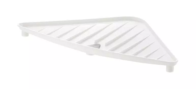 Richell Sponge Detergent Rack White LaCour Sink Corner Tray Antibacterial Treatment