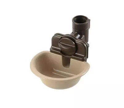 Richell Water Dish S Коричневый для собак