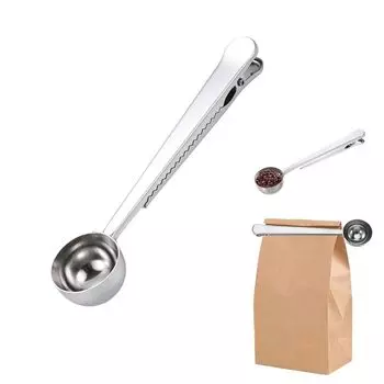 RICISUNG Мерная ложка для кофе Мерная ложка для кофе с зажимом Кухонные принадлежности Чай Сахарный песок Мука Сухое молоко Специи Кухня Кафе Ресторан