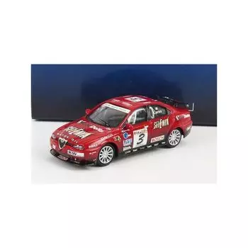 RICKO 1/87 alfa romeo 156 GTA 2003#3 гоночный красный мини-автомобиль в масштабе HO