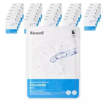 Ricocell Nature Recovery Mask Pack Collagen 23 г, 30 шт., 1 шт.