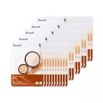 Ricocell Nature Recovery Рисовая маска Упаковка 23 г, 1 лист, 50 шт.