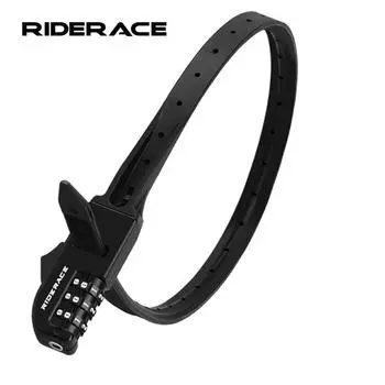 RIDERACE 3-значный пароль Tie Lock Многоцелевой велосипедный электрический скутер мотоцикл портативный противоугонный велосипедный шлем замок черный чёрный