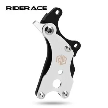 RIDERACE Bike Disc Brake Adapter MTB Frame V Brake Mounting Converter High Duty Conversion Rear Bicycle Rear красный
