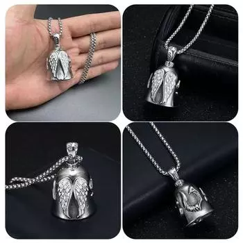 Riding Bell Angel Guardian Biker Riding Bell Portable Motorcycle Accessories For Biker Riders Motorcycle Bicycle Charm CHINA