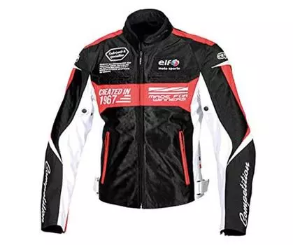 Riding Jacket Ideal Mesh Jacket Black Red [Elf] Men s &