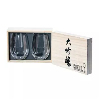 Riedel Официальный отдел продаж Riedel Riedel O Daiginjo O Sake Taster Pair Деревянная упаковка Подарочная пара Подарок / (В коробке) 2414/22-2Ж
