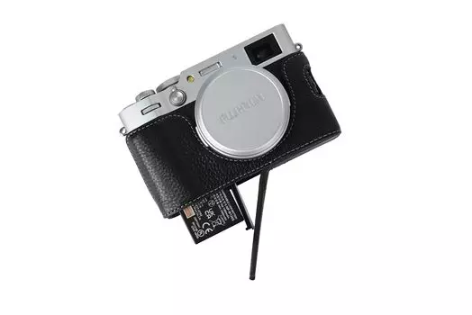 Rieibi Fuji Fujifilm X100VI Fuji X100VI Эксклюзивный чехол для камеры Цифровая камера fuji X100VI Чехол для корпуса из натуральной кожи Получехол из натуральной кожи для