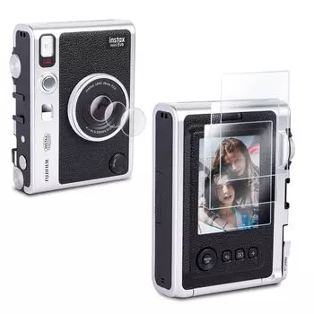 Rieibi instax mini evo защитная пленка для экрана mini evo защитная пленка для объектива instax mini evo закаленное стекло LCD автоматическая твердость поверхности