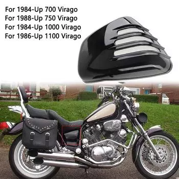 Рифмированные детали мотоцикла, пригодные для Yamaha XV 700 1000 1984 на 750 1100 1986 Up Virago, боковой обтекатель, защитный кожух для аккумулятора Glossy Sliver 1
