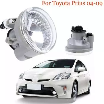 Рифмированные противотуманные фары в сборе, передний бампер, пригодный для Toyota Prius 04-09 Highlander 2004-2007, запасные части для автомобилей с Fog light 1 L