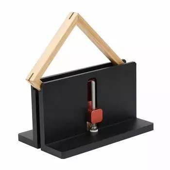 Right Angle Spline Fixture Aluminum Alloy Router Table Tenoning Slotting Safety Feeding Clip Wood Frame Making Fixed Clamp CHINA