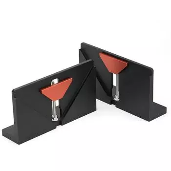 Right Angle Spline Jig Aluminum Alloy Picture Frames Drawer Dovetailing Slotting Dovetail Mortise Tool Sawtable Trimmer