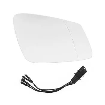 Right Rear View Mirror Glass Heated 51167228612 For BMW 528i 535i 550i