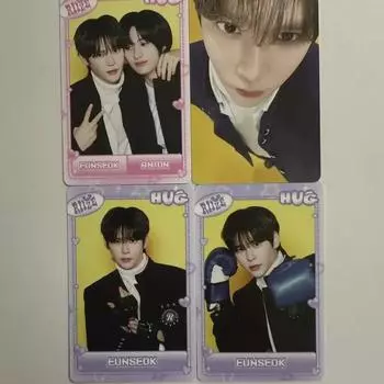 Riize Hug Фотокарточка Eunseok Двухцветная фотокарточка