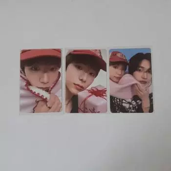 Riize Pink Christmas Photo Card Shotaro Full Set Unit Wonbin