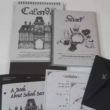 Riize Season s Greetings Diary Poster Invitation Mini Brochure