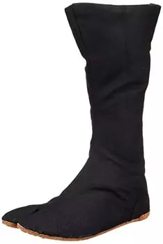 Рикио Файтер Симебуто Блэк Дзикатаби (Широкие икры Таби для улицы) (24,0 Япония / 6 США Мужчины)