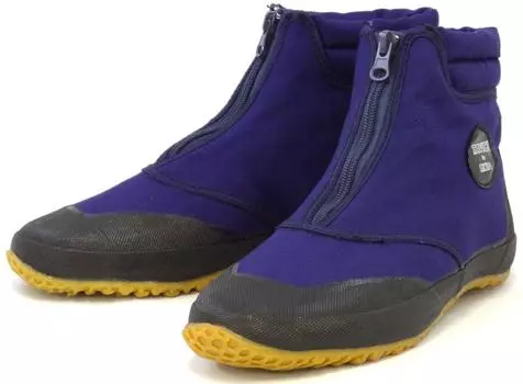 Rikio Work Shoes Tabic II Zipper Navy TVCII ZB 25.0cm