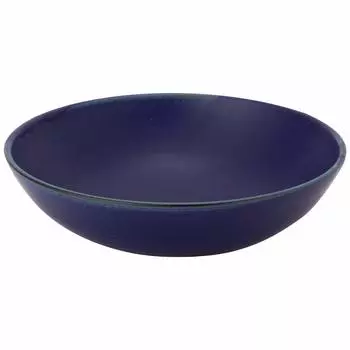 Rikizo Blue Diameter 21cm x Height Made in Bowl, Indigo, 6cm, 1000ml, Japan, R-886557