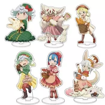 Riko Reg Nanachi Prushka, аниме Made In Abyss Faputa Marulk Mitty, акриловая подставка для косплея, настольный декор, коллекция реквизита 15 cm