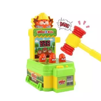 Rilaco Whack-A-Mole Game Настольная игра Смешанные цвета, настольная игра представительницы Кореи