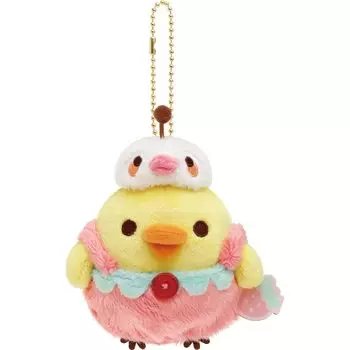 Rilakkuma hanging stuffed toy Kiiroitori radio MO35101 San-X (duck control)