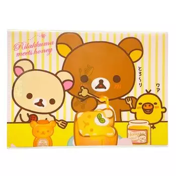 Rilakkuma Lawson Limited Clear File Convenience Store Welcome