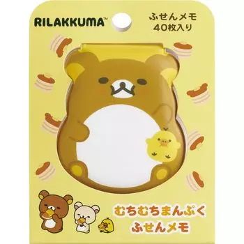 Rilakkuma Muchimuchi Manpuku Sticky Note Rilakkuma MH23401 В65 x Ш55 x Г15 мм San-X