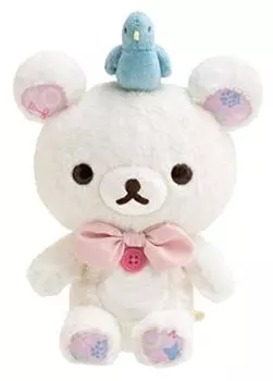 Rilakkuma Store Limited Плюшевая игрушка Happy Blue Bird Design Korilakkuma синий