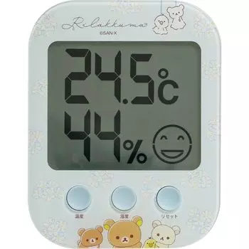 Rilakkuma Sunny After Термогигрометр EM33201 В121 x Ш94 x Г18 мм San-X Rilakkuma Rain