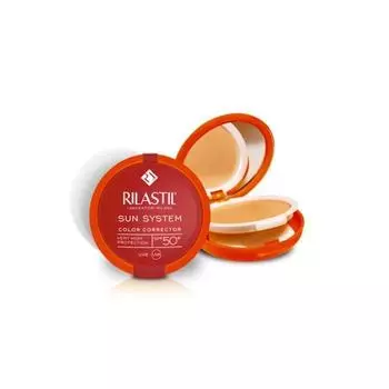 Rilastil Sun System Uniform Compact Cream Spf50+ оттенок 02 Dore 10 г