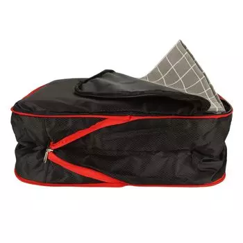 RILIHII Travel Compression Bag 40X30X4CM Space Saving Travel Bag Travel Pouch Convenient for Business Trips Red Black