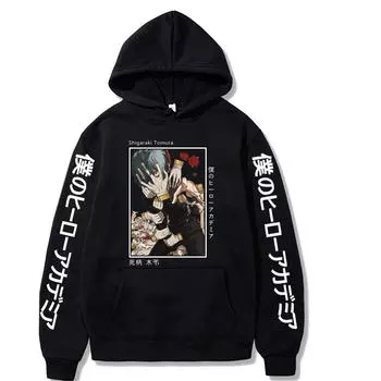 Riman Academia Dead Handle Деревянный подвесной свитер с капюшоном и принтом ужасов XS красный