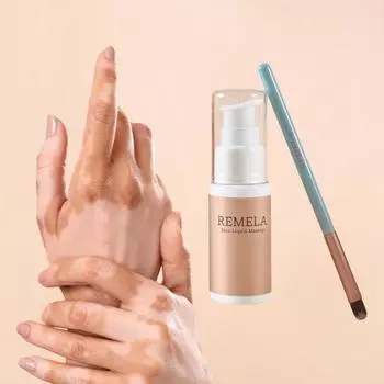 Rimella Vitiligo Cover Concealer Scar Tattoo Corrector Cover Agent Включает 2 кисточки-помпы