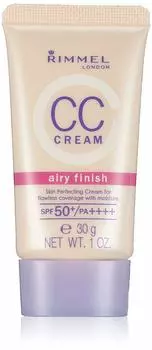 Rimmel CC-крем Воздушный финиш 002 Натуральный оттенок кожи 30 г SPF50+ PA++++