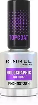 Rimmel Holographic vernis de protection paillettes TU прозрачный