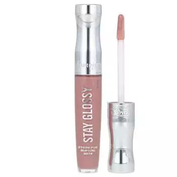 Rimmel London, блеск для губ Stay Glossy, оттенок 130 Blushing Belgrave, 0,18 жидких унций (5,5 мл)