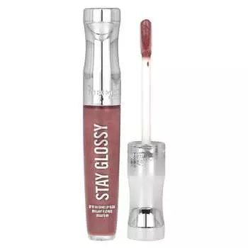 Rimmel London, Блеск для губ Stay Glossy, оттенок 290 Date Night, 0,18 жидких унций (5,5 мл)