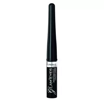 Rimmel London Glam Eyes Profesional жидкая подводка 001
