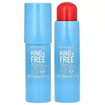 Rimmel London, Kind & Free, тонированный мультистик, 004 Tangerine Dream, 5 г (0,17 унции)