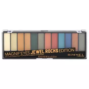Rimmel London, Magnif Eeyes, Eye Contouring Palette, 009 Jewel Lax Edition, 14.2 g (0.5 oz)