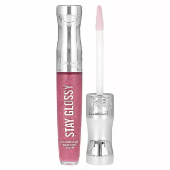Rimmel London, Stay Glossy Lip Gloss, 140 Flower Power, 0,18 жидких унций (5,5 мл)