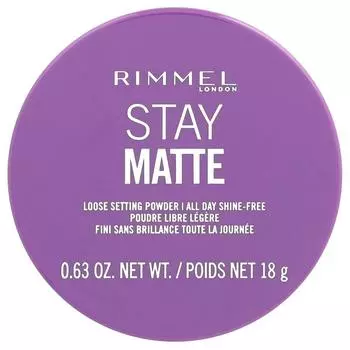 Rimmel London Stay Matte Loose Setting Powder 001 Прозрачная 0,63 унции