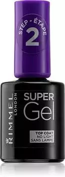 Rimmel Super Gel Step 2 лак для защиты от блеска TU прозрачный